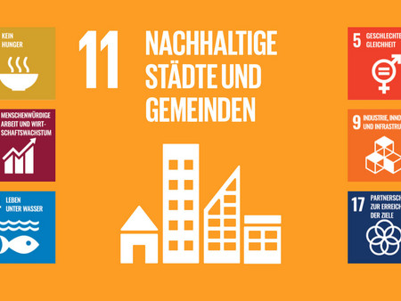 Das NachhaltigkeitszielSDG 11 fordert, Städte und Siedlungen jeder Art inklusiv, sicher, widerstandsfähig und nachhaltig zu gestalten.